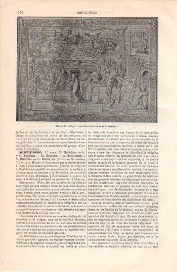 LAMINA V38524: Grabado representando un asunto mistico