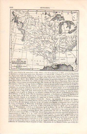 LAMINA V38523: Mapa de la cuenca del rio Mississippi