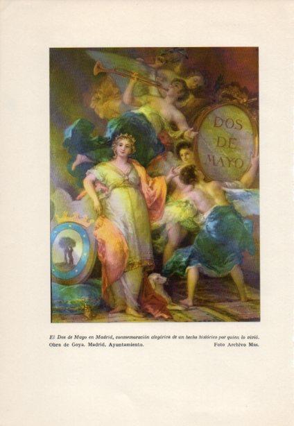 LAMINA V38841: El Dos de Mayo en Madrid por Goya