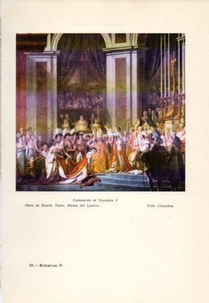 LAMINA V38888: Coronacion de Napoleon I por David