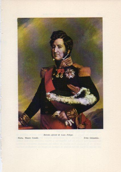 LAMINA V38915: Retrato oficial de Luis Felipe