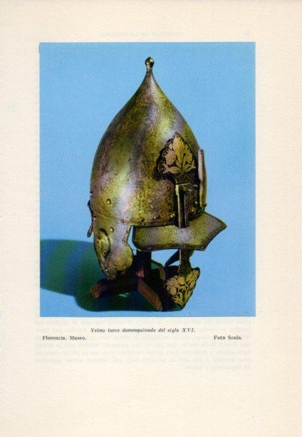 LAMINA V38846: Yelmo turco damasquinado del siglo XVI