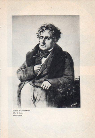 LAMINA V38878: Retrato de Chateaubriand por Rosse