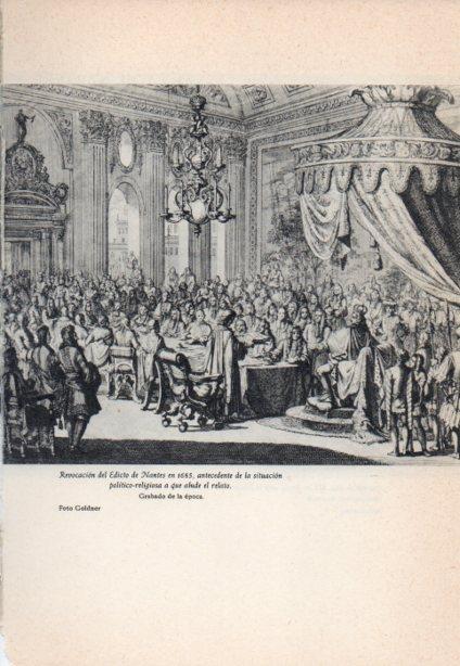 LAMINA V38863: Revocacion del Edicto de Nantes en 1685 grabado