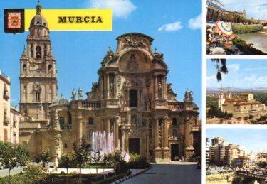POSTAL PV09561: Vistas varias de Murcia