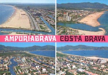 POSTAL PV09557: Diversas vistas de Ampuriabrava