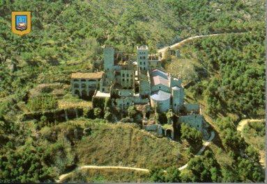 POSTAL PV09573: Vista aerea del Monasterio de Sant Pere de Roda