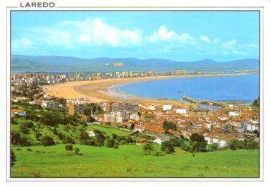 POSTAL PV09593: Vista general de Laredo, Santander