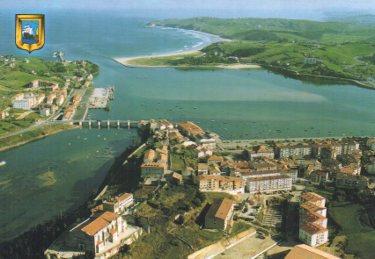 POSTAL PV09547: Vista aerea de San Vicente de la Barquera