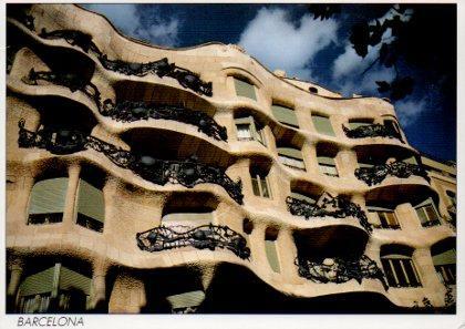 POSTAL PV09513: Casa Mila La Pedrera, Barcelona