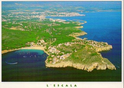 POSTAL PV09506: L' Escala vista cala Montgo