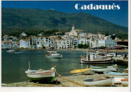 POSTAL PV09502: Franja maritima de Cadaques, Costa Brava