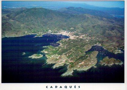 POSTAL PV09500: Vista aeria de la bahia de Cadaques
