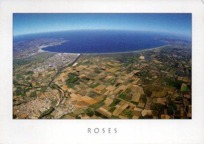 POSTAL PV09518: Badia de Roses vista aeria