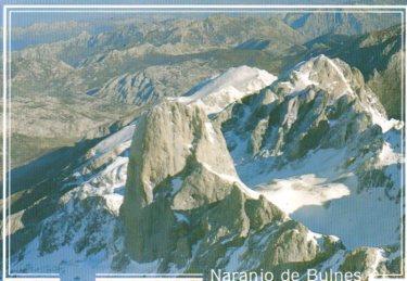 POSTAL PV09544: Vista del Naranjo de Bulnes, Picos de Europa