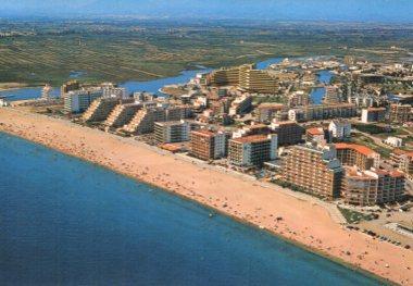 POSTAL PV09540: Vista aerea de Santa Margarita en Rosas, Costa Brava