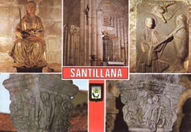 POSTAL PV09536: Interior de la Colegiata de Santillana del Mar