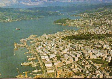 POSTAL PV09523: Vista aerea parcial de Vigo