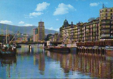 POSTAL PV09522: Muelle de Ripa en Bilbao