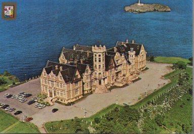 POSTAL PV09600: Palacio de la Magdalena vista aerea en Santander