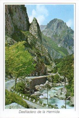 POSTAL PV09680: Desfiladero de la Hermida vista, Picos de Europa