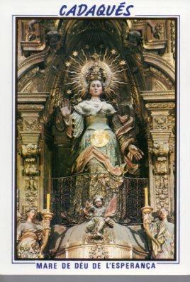 POSTAL PV09681: Mara de Deu de l'Esperança, Patrona de Cadaques