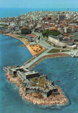 POSTAL PV09657: Vista aerea de La Coruña 