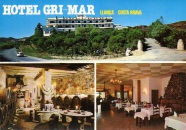 POSTAL PV09698: Hotel Gri Mar en Llança