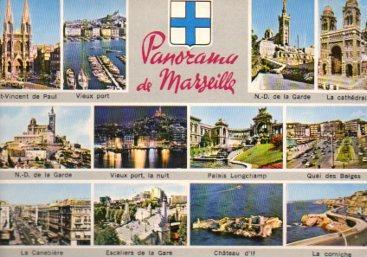 POSTAL PV09694: Panorama de Marseille