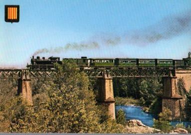 POSTAL PV09688: Tren Olot Gerona, El Pasteral