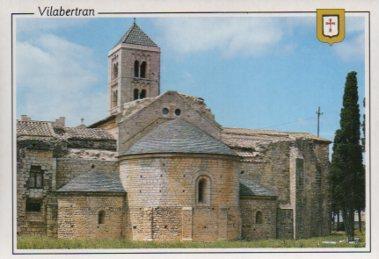 POSTAL PV09683: Vista Iglesia de Santa Maria de Vilabertran, Girona
