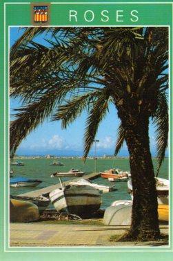 POSTAL PV09624: La Bahia de Rosas desde el Paseo, Costa Brava