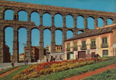 POSTAL PV09611: Acueducto romano en Segovia