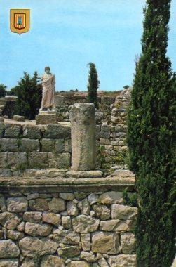 POSTAL PV09627: Altar y Templo de Esculapio, Ruinas de Ampurias