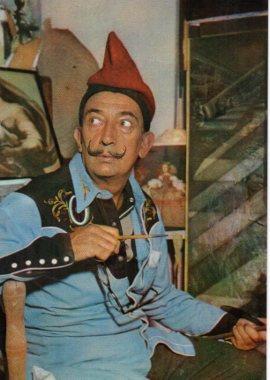 POSTAL PV09646: Salvador Dali retrato