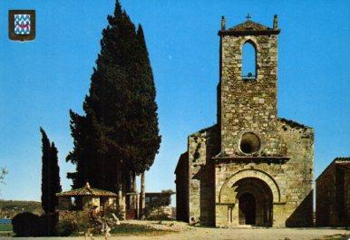 POSTAL PV09353: Esglesia Romanica de Porqueres, Girona