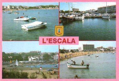 POSTAL PV09342: L'Escala diferents aspectes