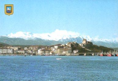 POSTAL PV09339: Vista parcial de San Vicente de la Barquera, Cantabria