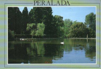 POSTAL PV09335: Detalle del estanque de Perelada
