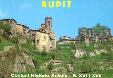 POSTAL PV09357: Rupit conjunt Historic Artistic