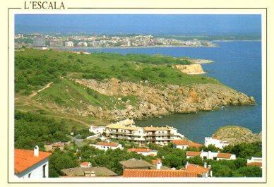 POSTAL PV09378: Vista panoramica, L'Escala Costa Brava