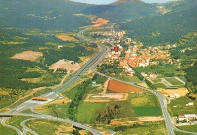 POSTAL PV09375: La Junquera vista aerea, Gerona