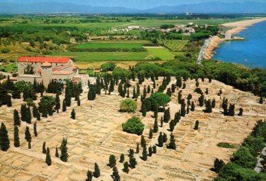 POSTAL PV09367: Vista general de la Neopolis de Ampurias