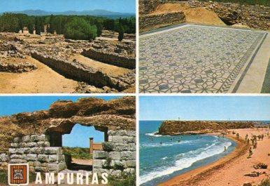 POSTAL PV09360: Ampurias varios aspectos, Costa Brava