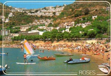 POSTAL PV09359: Platja Canyelles Petites, Roses