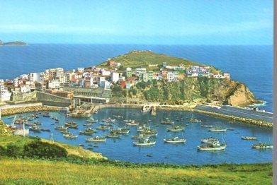 POSTAL PV09294: Vista parcial de Malpica, La Coruña