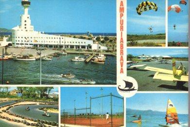 POSTAL PV09292: Diversas vistas de Ampuriabrava