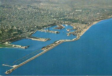 POSTAL PV09276: Vista aerea del Puerto de Barcelona