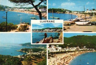 POSTAL PV09299: Vistas varias de Llafranc, Gerona