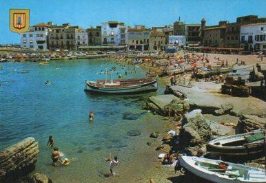 POSTAL PV09325: L'Escala platja, Costa Brava